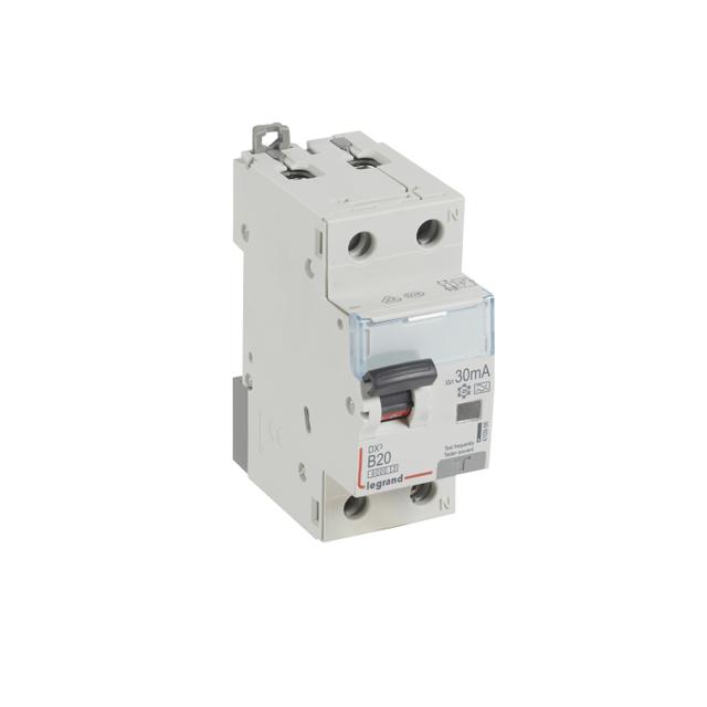 WYŁĄCZNIK RÓŻNICOWONADPRĄDOWY P 312 2P B 20A 30MA TYP A SERII DX3, Legrand