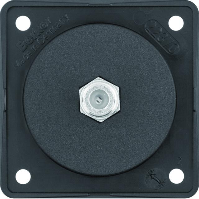 Integro Flow Gniazdo przyłączeniowe anteny SAT, mechanizm, czarny, mat 9451905 HAGER