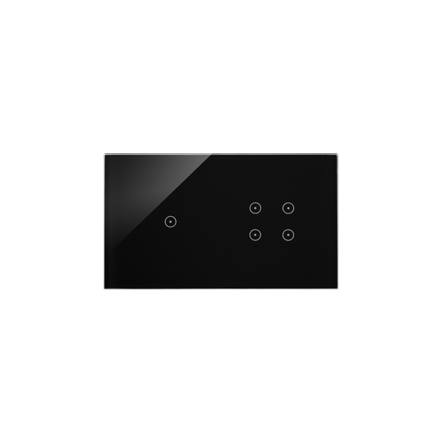 Simon 54 Touch Panel dotykowy S54 Touch 2 moduły 1 pole dotykowe + 4 pola dotykowe zastygła lawa DSTR214/73 KONTAKT