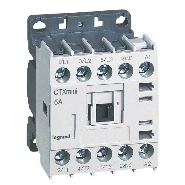 Stycznik CTX3 Mini 3P 6A 1R 24V AC 417010 LEGRAND