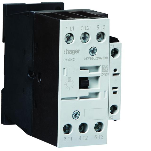 Stycznik oświetleniowy 3P 14A 230 V 50 Hz/240 V 60 Hz