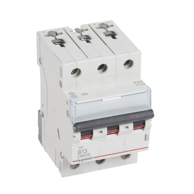 WYŁĄCZNIK NADPRĄDOWY S 303 3P B 13A 6000A SERII TX3, Legrand