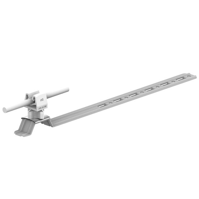 AN-20KPN/OG/S-N Uchw.dach.uniw.Z-zatrz. L=42cm,H=3,5cm /OG/ szary