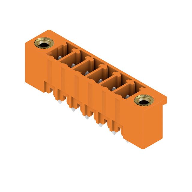 SC 3.81/06/180F 3.2SN OR BX Wtyki PCB (złącza płyty), 3.81 mm, Liczba biegunów: 6, kąt odejścia: 180° /54szt./ 1943220000 WEIDMÜLLER
