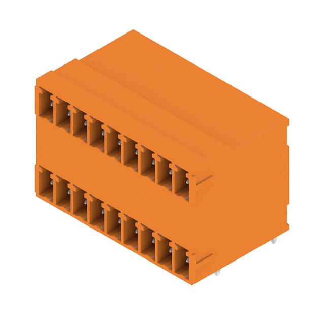 SCD 3.81/18/90G 3.2SN OR BX Wtyki PCB (złącza płyty), 3.81 mm, Liczba biegunów: 18, kąt odejścia: 90° /32szt./ 1972860000 WEIDMÜLLER