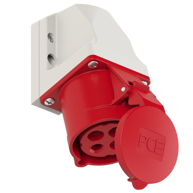 GNIAZDO STAŁE, obudowa mała 32A 400V 3P+Z mała obudowa 124-6k PCE