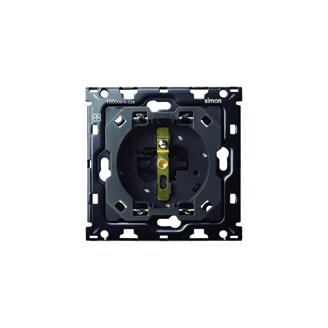 Simon 100 Zestaw 1-krotny: iO gniazdo z/u ! Wymagana puszka o głębokości min. 60 mm