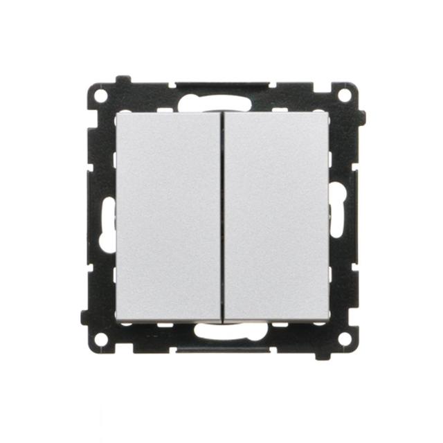 Simon 55 Łącznik świecznikowy szybkozłączka Aluminium mat TW5.01/143 KONTAKT