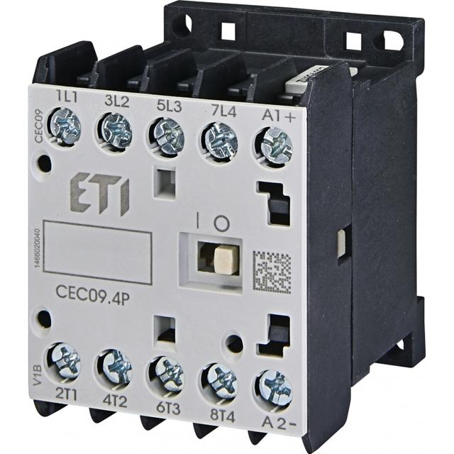 CEC09.4P 230V-50/60HZ - Stycznik silnikowy miniaturowy