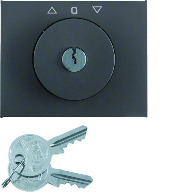 K.1 Płytka czołowa z kluczykiem do łącznika żaluzjowego obr. antracyt mat lakier