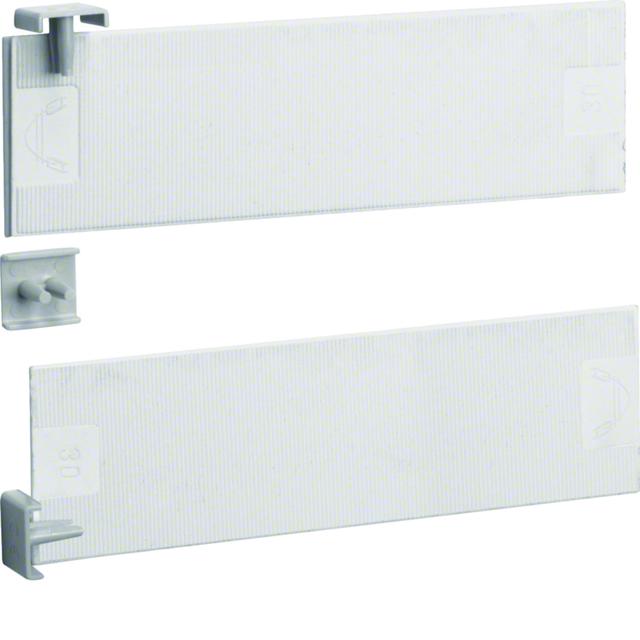 Osłony końcowe do szyn grzeb. widełkowych i kołkowych 2P 10mm2 kpl=10szt. KZ022 HAGER