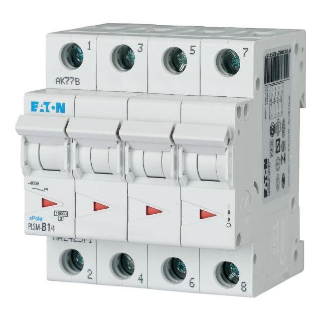 PLSM-C1/4-MW Wyłącznik nadprądowy 10kA C1A 4P 242597 EATON