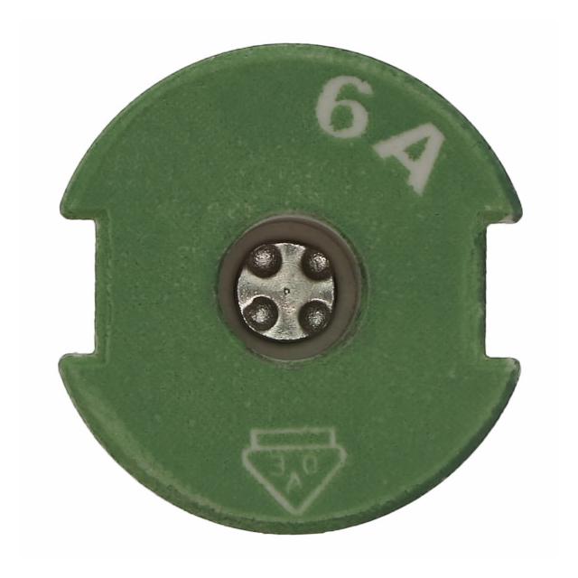 GAUGE PIECE D2 6A 500V FOR E27 Wstawka kalibrowa D2 6A E27 6GD27 EATON