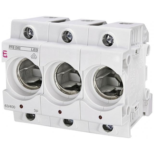 Gniazdo bezpiecznikowe PFB D02 PFB D02 3p LED 002510024 ETI