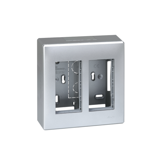 Simon Connect Obudowa natynkowa S500 2-modułowa 4x K45 kompletna aluminium 51000002-033 KONTAKT