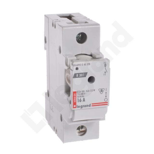 Rozłącznik Bezpiecznikowy 1P 16A D01 R301 606604 LEGRAND