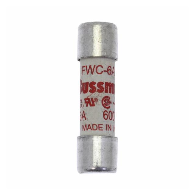 6AMP 600V AC UL FERRULE 10x38MM FUSE Wkładka szybka 6A AC 600V 10x38 mm aR UL FWC-6A10F EATON