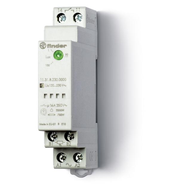 Modułowy przekaźnik zmierzchowy 1 Z; 16A; 230V AC