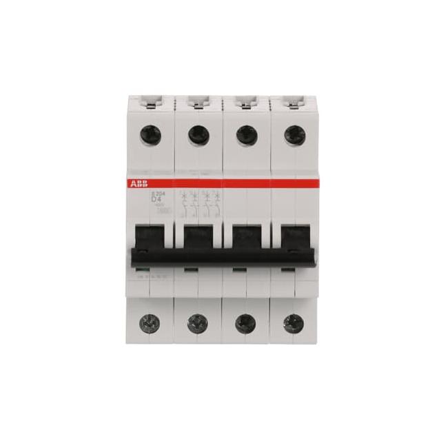 S204-D4 Wyłącznik nadprądowy 6kA 4P D4A 2CDS254001R0041 ABB