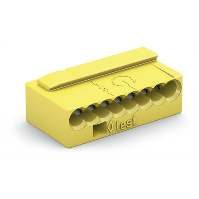 Szybkozłączka MIKRO 8x 0,6‑0,8mm2 żółta 243‑508 /50szt./ WAGO