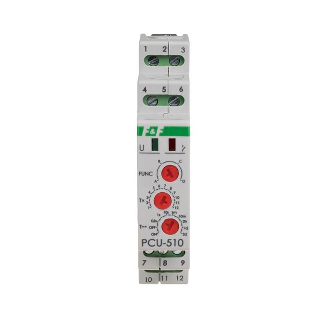 Przekaźnik czasowy styk: 2Z/R 230V PCU-510DUO F&F