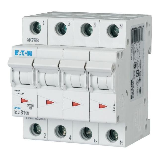 PLSM-C1/3N-MW Wyłącznik nadprądowy 10kA C1A 3P+N 242528 EATON