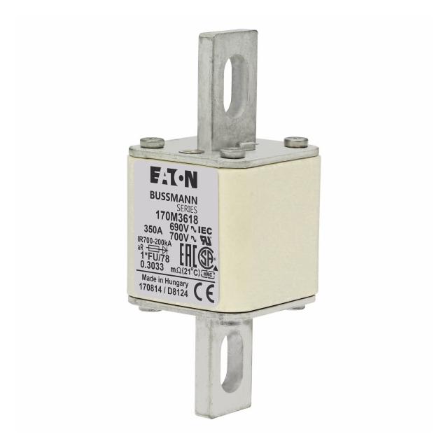 FUSE 350A 690V 1*FU/78 AR UC Wkładka szybka 350A AC 690V rozmiar 1 45x45x110 mm aR, 170M3618 EATON