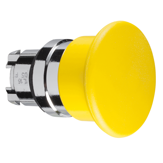 Harmony XB4 Przycisk grzybek fi40 żółty z samopowrotem metalowy ZB4BC5 Schneider