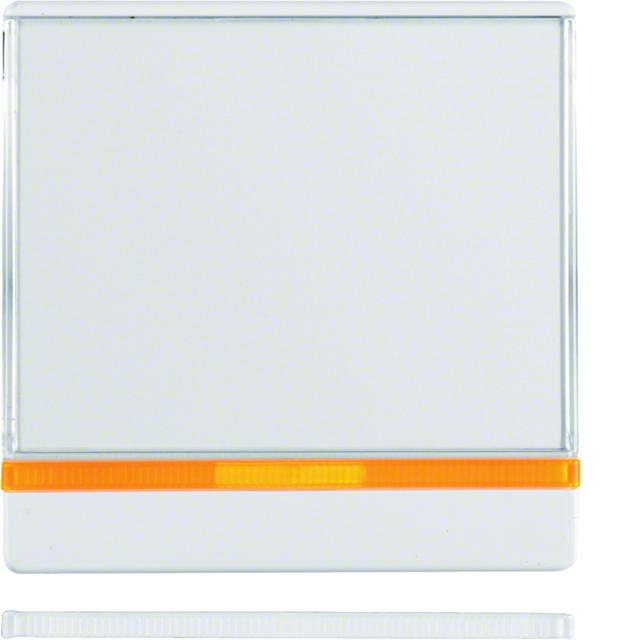 BERKER Q.1/Q.3/Q.7 Klawisz z 2 dołączonymi soczewkami i dużym z polem opisowym biały aksamit 1696608