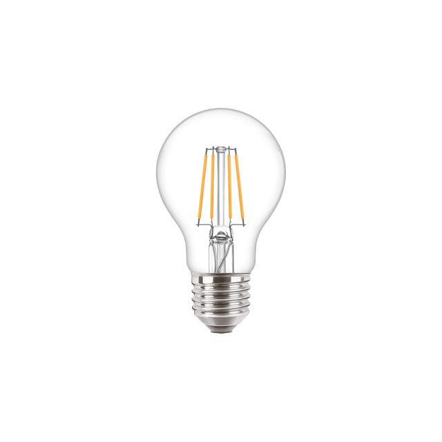 Żarówka LED 4,3W=40W 470lm 2700K barwa ciepła kulka 4,3-40W E27 A60 827 Szkło przezroczyste PHILIPS