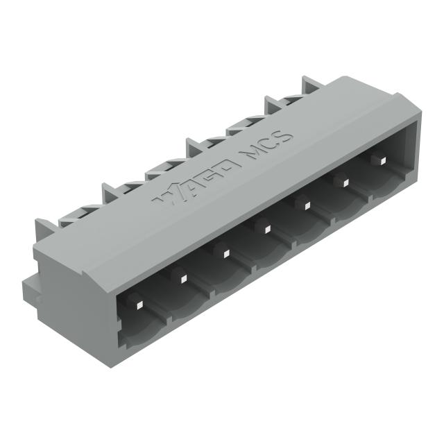 MCS-MIDI Classic wtyk 7-bieg. szary raster 5 mm /100szt./ WAGO