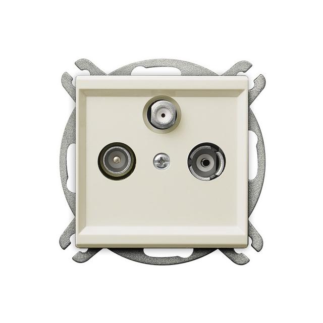 SONATA Gniazdo RTV-SAT końcowe - kolor ecru