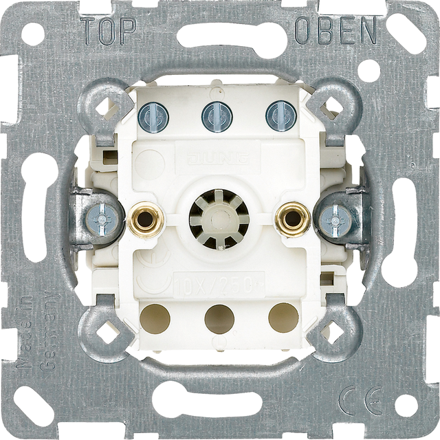 Merten mechanizm łącznika wentylatora obrotowy 230V AC 10A MTN317100 SCHNEIDER