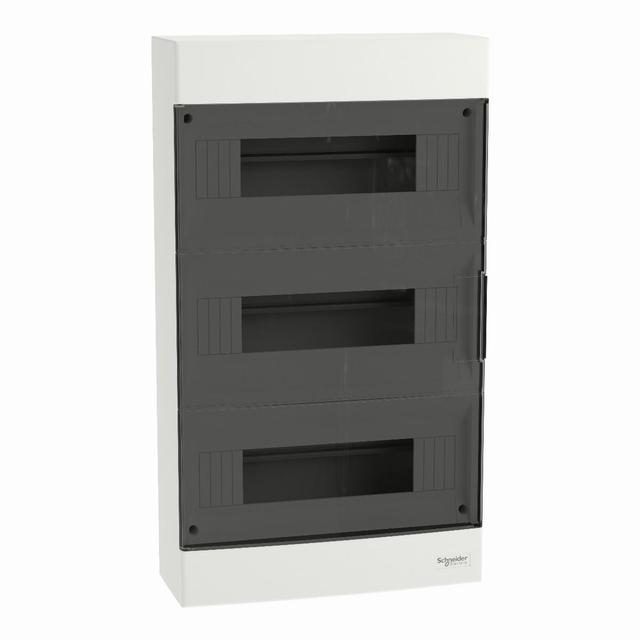 Rozdzielnica natynkowa Easy9 EU IP40 EZ9EU-3-12-NT-T drzwi transparentne 3x12 EZ9EUC312 Schneider