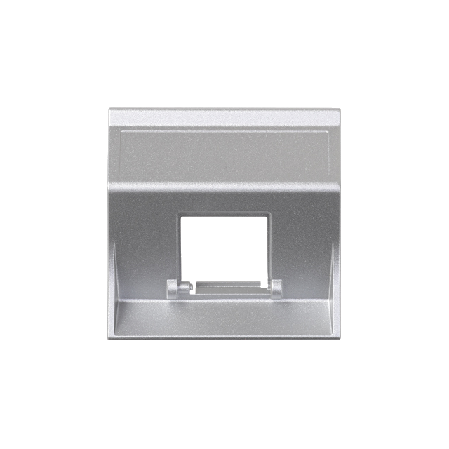 Simon CONNECT Płytka S500, 1x RJ bez osłon skośna; do adapterów