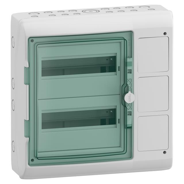 Rozdzielnica natynkowa 2x12 Mureva (dawna Kaedra) IP65 z kasetą sMRV-2-12-NT-T kaseta z 3 otworami 1