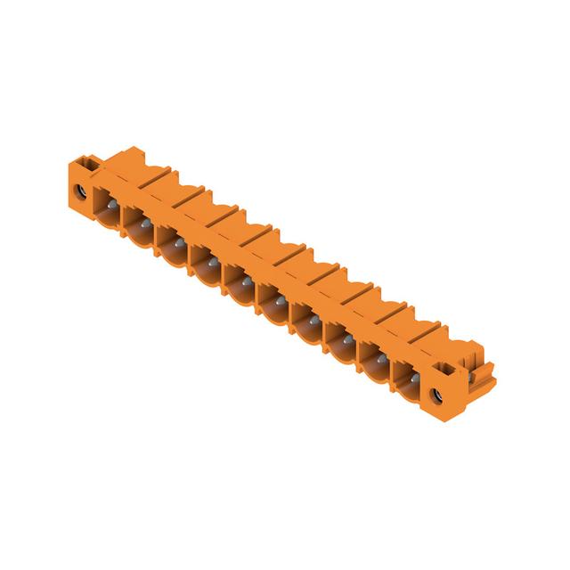 SL 7.62HP/10/90LF 3.2 SN OR BX Wtyki PCB (złącza płyty), 7.62 mm, Liczba biegunów: 10, kąt odejścia: 90° /18szt./ 1096110000 WEIDMÜLLER
