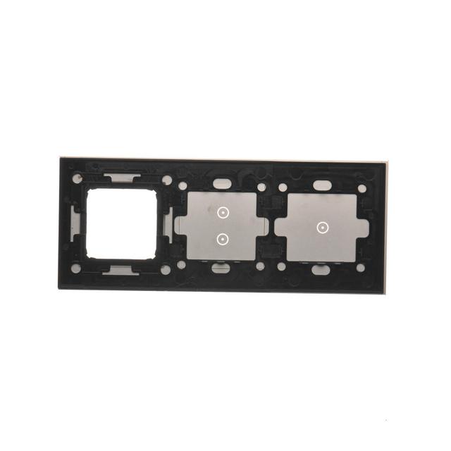 Simon 54 Touch Panel dotykowy S54 Touch 3 moduły 1 pole dotykowe+2 pola dotykowe pionowe+1 otwór na