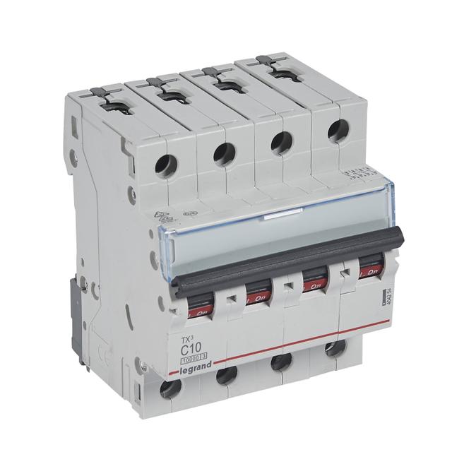 WYŁĄCZNIK NADPRĄDOWY S 314 4P C 10A 10000A SERII TX3, Legrand