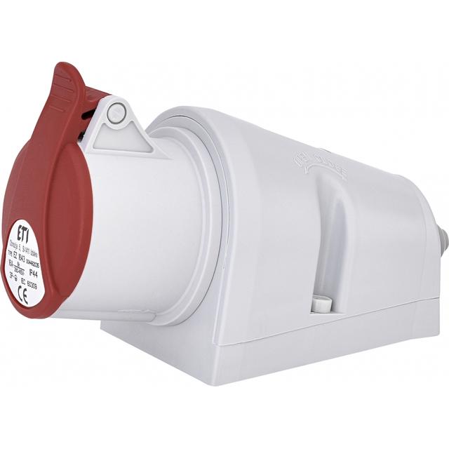 16A, 400A, 3P+PE, Gniazdo stałe IP44