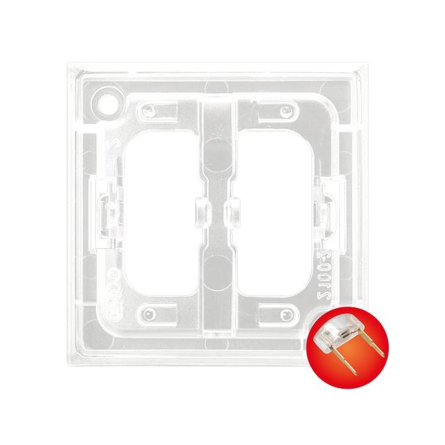 ARIA Zespół podświetlenia led czerwony - kolor bezbarwny