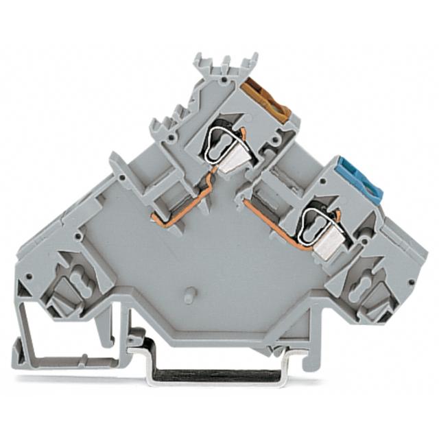 Złączka 0,08-2,5mm2 szary 20A DIN 35mm /10szt./ 280-564 WAGO