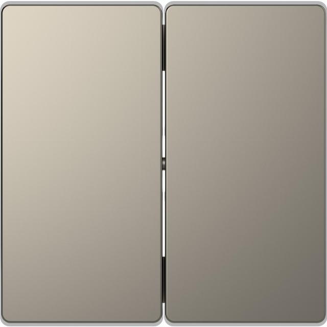 Merten, D-Life, klawisz podwójny, nikiel