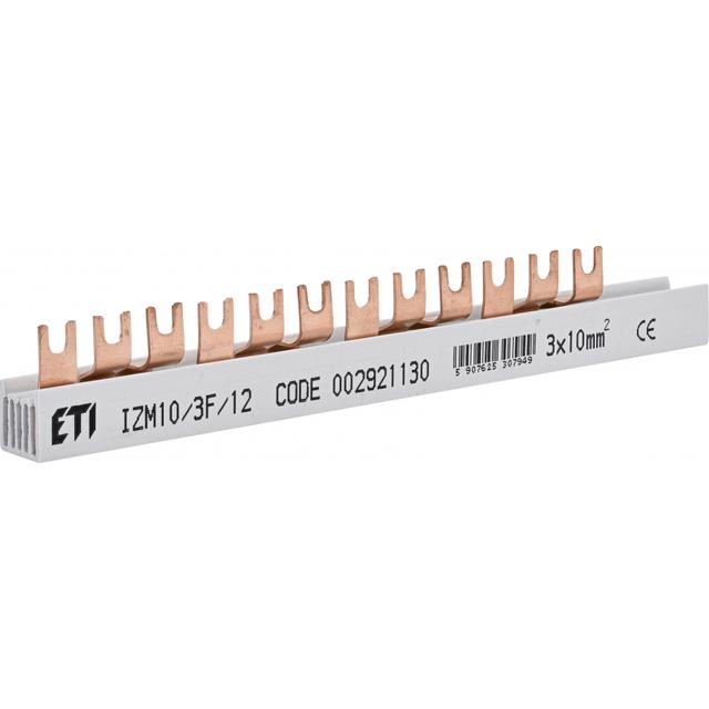 Szyna łączeniowa widełkowa 3P 63A 10mm2 (12mod.) IZM10/3F/12 002921130 ETI