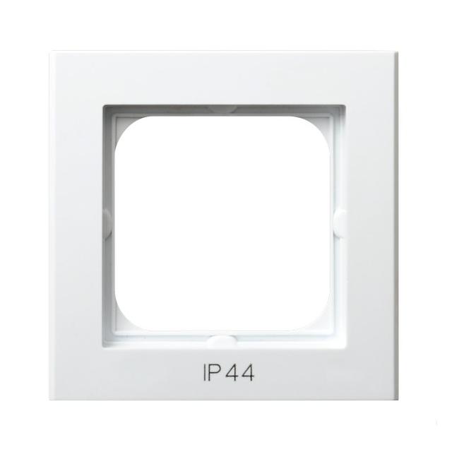 SONATA Ramka pojedyncza do łączników IP-44 - kolor biały mat