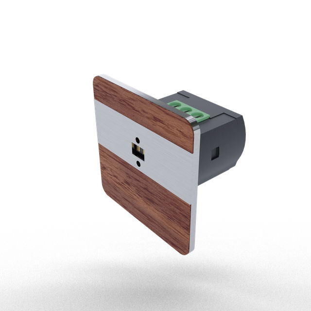 Laserowy czujnik odległości DRL-12, czujnik ruchu, merbau-satyna