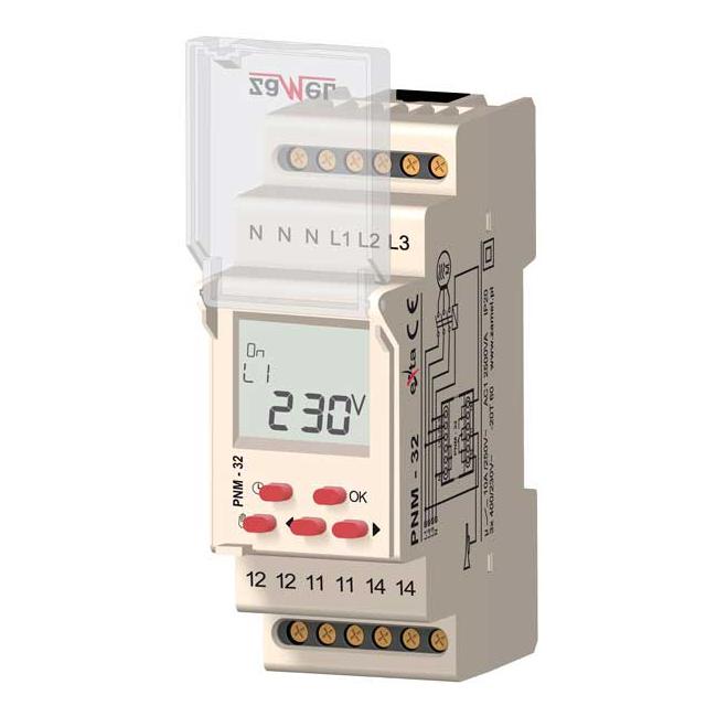 PRZEKAŹNIK NAPIĘCIOWY 3-FAZOWY 230/400V AC TYP: PNM-32