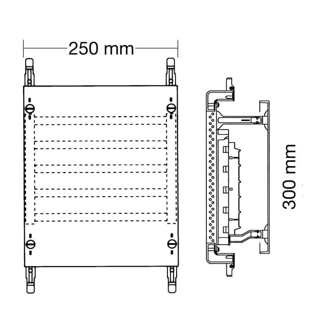 ED71SA Zestaw łączeniowy 1F do szyn