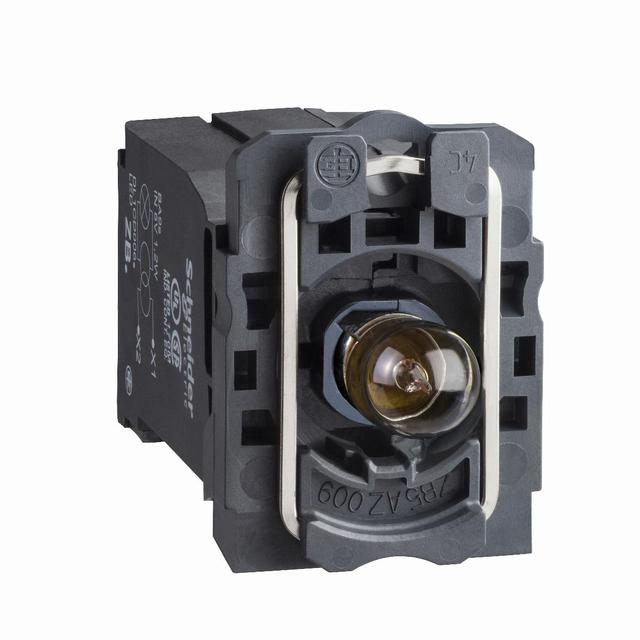 Harmony XB5 Korpus przycisku z elementem świetlnym LED 220/240V zaciski śrubowe ZB5AV4 Schneider