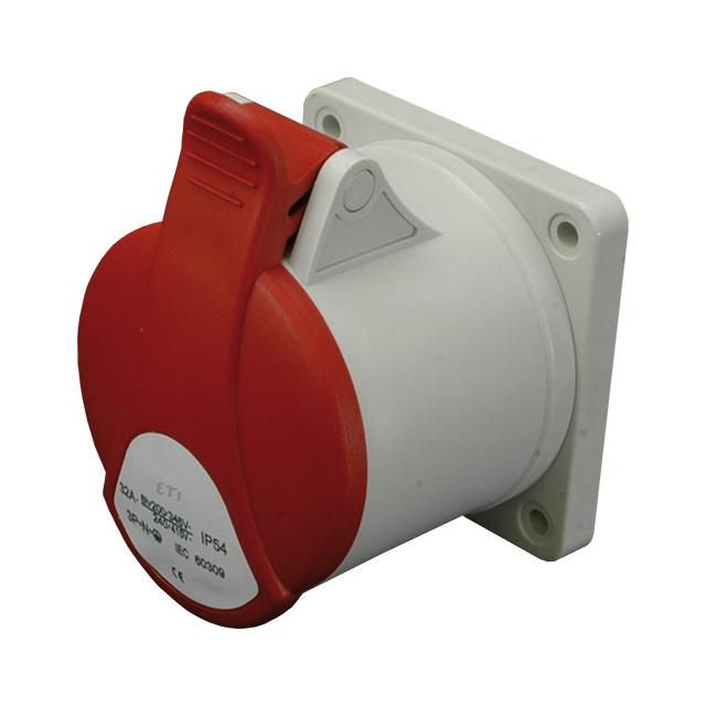 32A 400V 3P+N+PE Gniazdo tablicowe proste IP54 EER 3253 004482095 ETI
